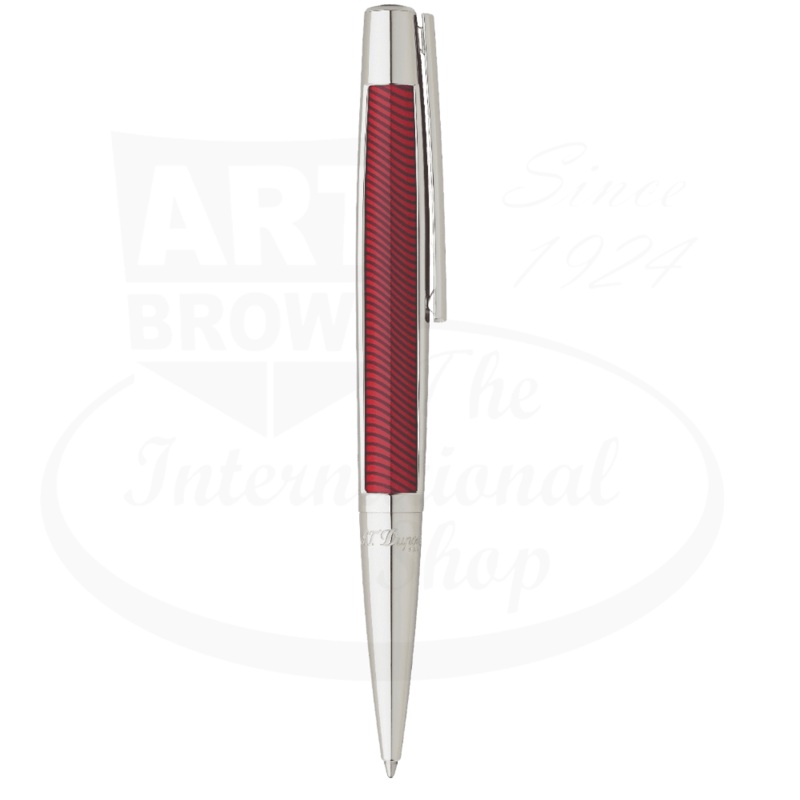 S.T. Dupont Dfi Red Vibration Ballpoint Pen, 405724