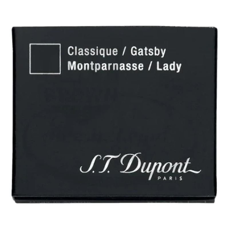 S.T. Dupont Fountain Pen Ink Cartridges Black, 040100