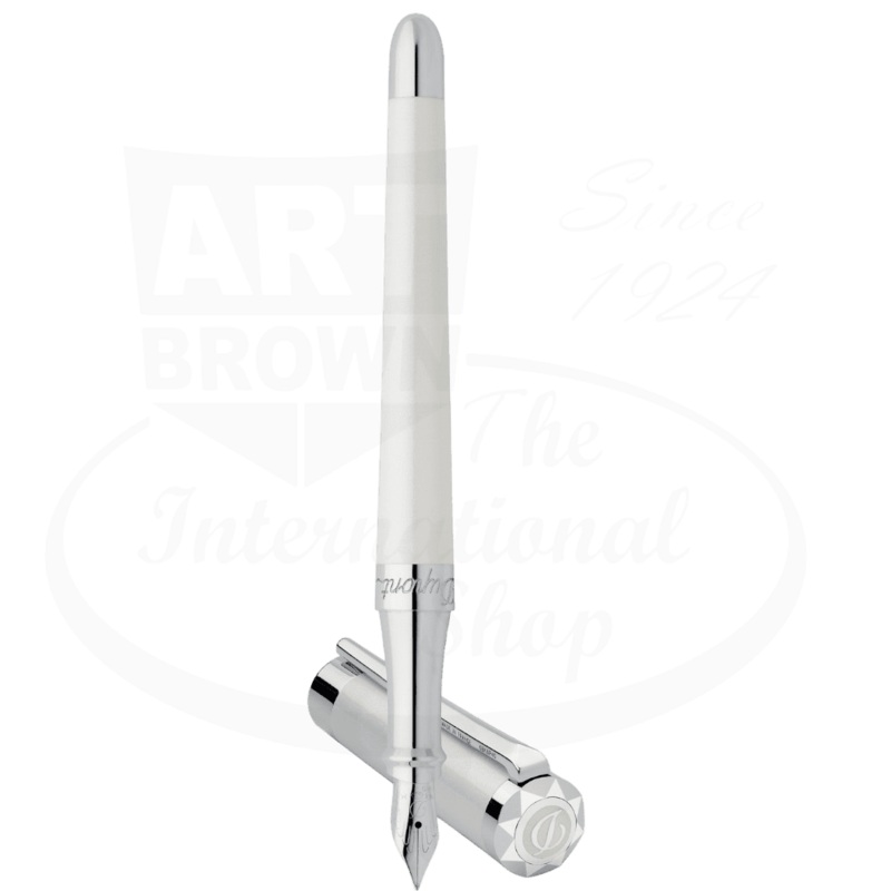 S.T. Dupont Liberte Pearly White Fountain Pen, 460600