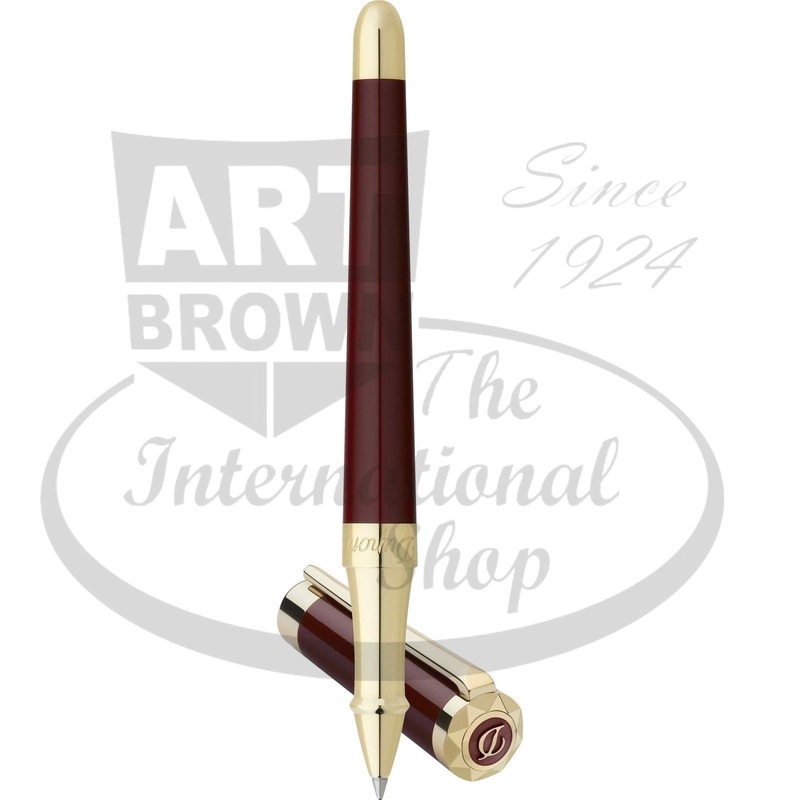S.T. Dupont Liberte Red and Gold Rollerball Pen, 462011