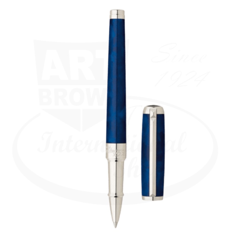 S.T. Dupont Line D Atelier Blue Rollerball Pen, 412712