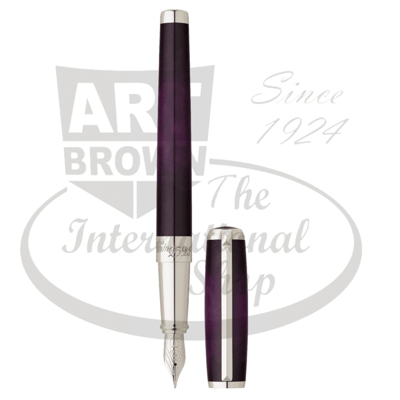 S.T. Dupont Line D Atelier Purple Fountain Pen, 410711