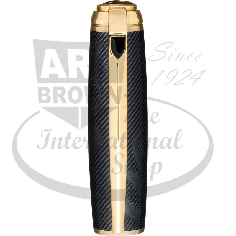 S.T. Dupont Line D Limited Edition James Bond Black and Gold Fountain Pen, 410048