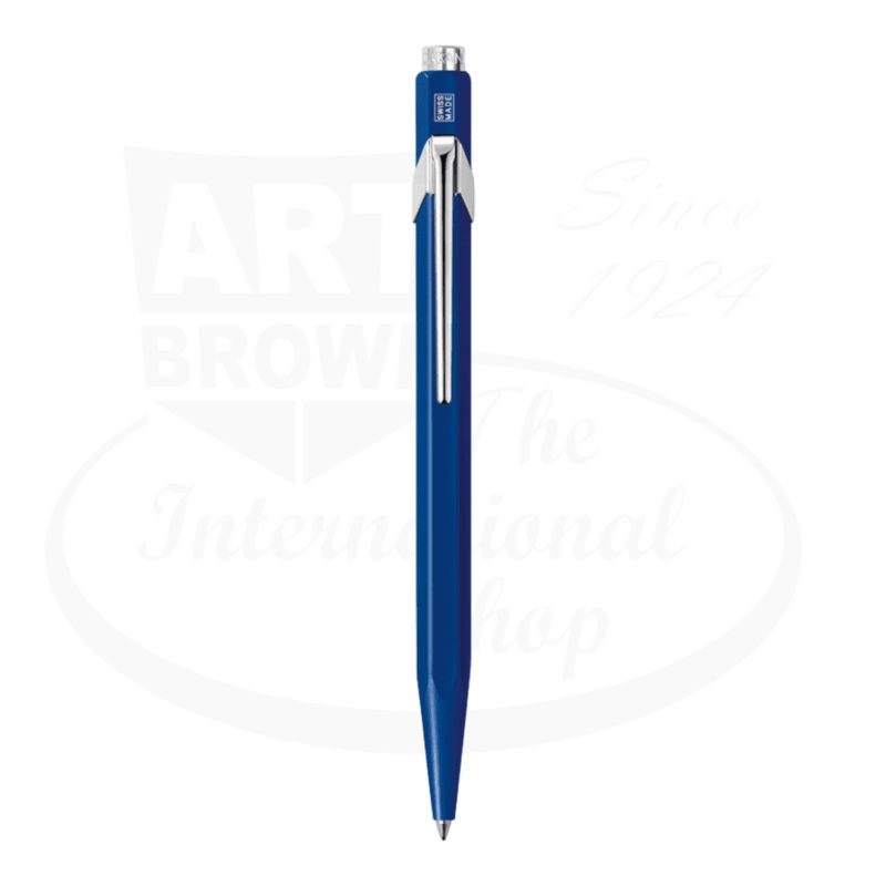 Caran D'Ache 849 Metal Ballpoint Pen Navy Blue