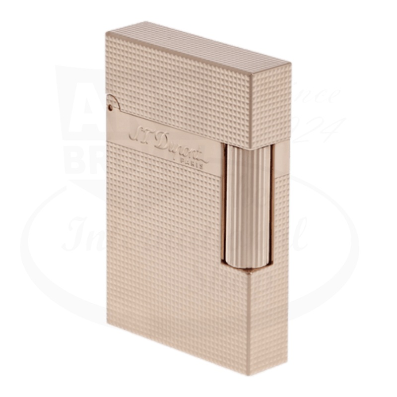 S.T. Dupont Ligne 2 Small Perfect Cling Diamond Head Rose Gold Lighter, C18691