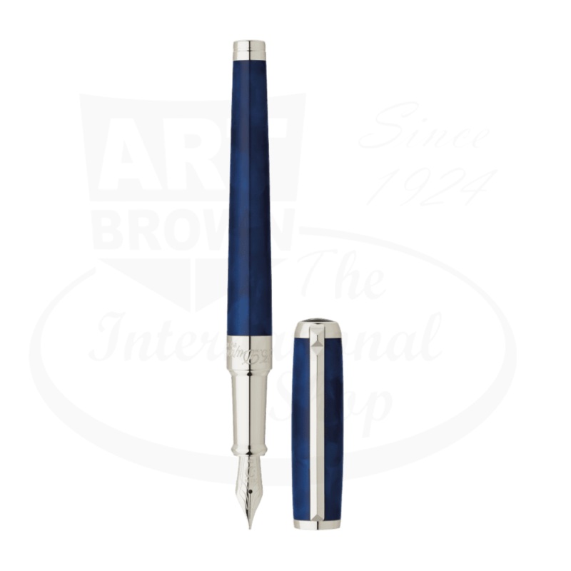 S.T. Dupont Line D Atelier Blue Fountain Pen, 410712