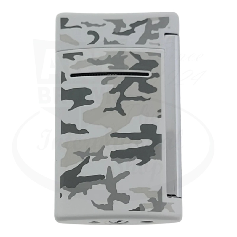 S.T. Dupont Minijet White Camo Lighter, 010089