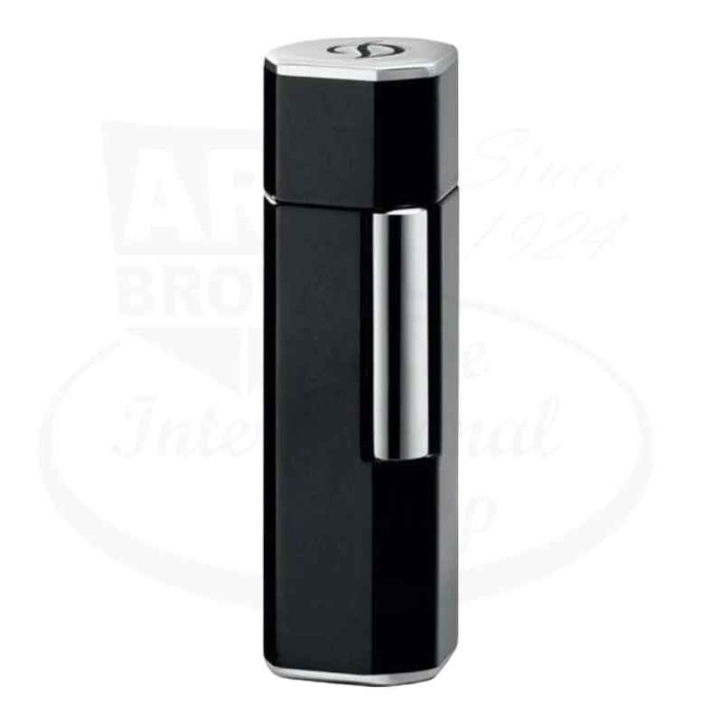 S.T. Dupont Mon Dupont Karl Lagerfeld Black Lacquer and Palladium Lighter, 026000