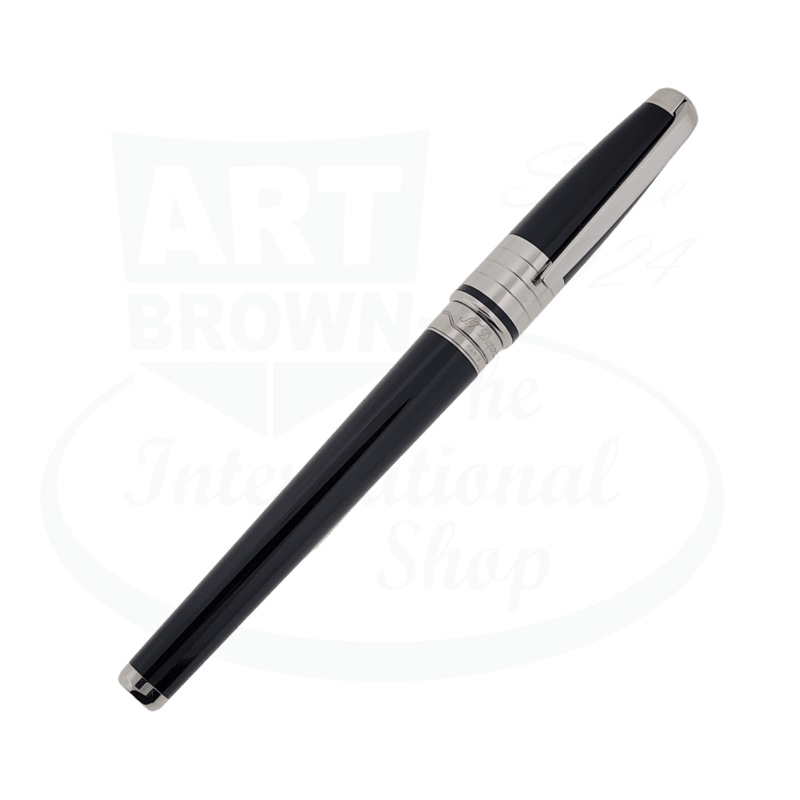 S.T. Dupont Olympio Large Fountain Pen Chinese Lacquer Rings, 480403M