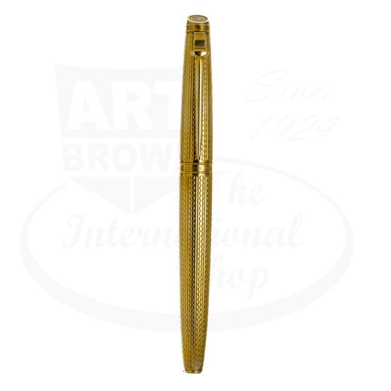 Caran D'Ache Collection Privee Limited Edition Gold Plated Fountain Pen