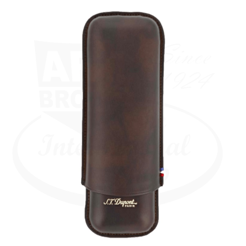 S.T. Dupont Atelier 2 Cigar Case Brown Leather, 183141