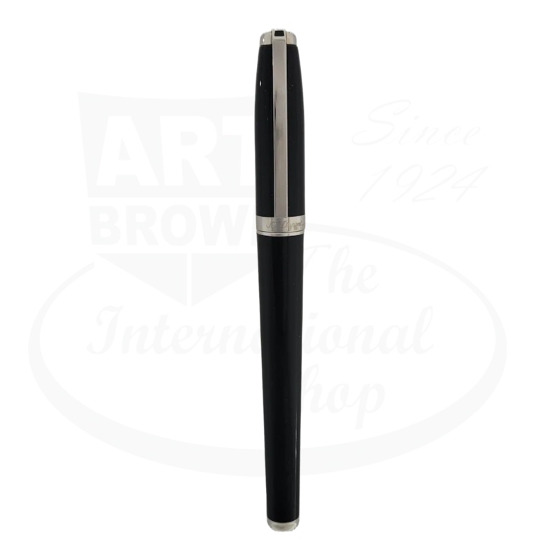 S.T. Dupont Fidelio Black and Palladium Rollerball Pen, 452403