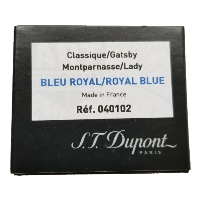 S.T. Dupont Fountain Pen Ink Cartridges Royal Blue, 040102