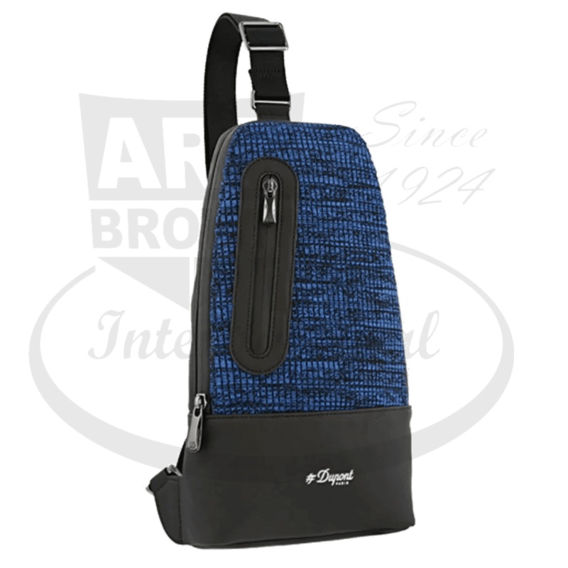 S.T. Dupont Jet Millennium Blue-Black Sling Shoulder Bag, 195006