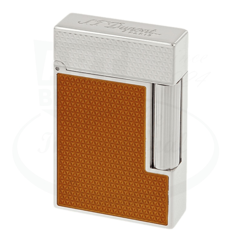S.T. Dupont Ligne 2 Perfect Cling Orange and Palladium Fire Head Lighter, C16617