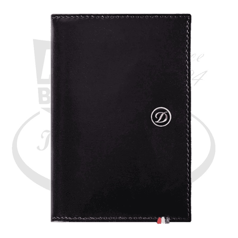 S.T. Dupont Line D Black Leather Business Card Holder, 180013