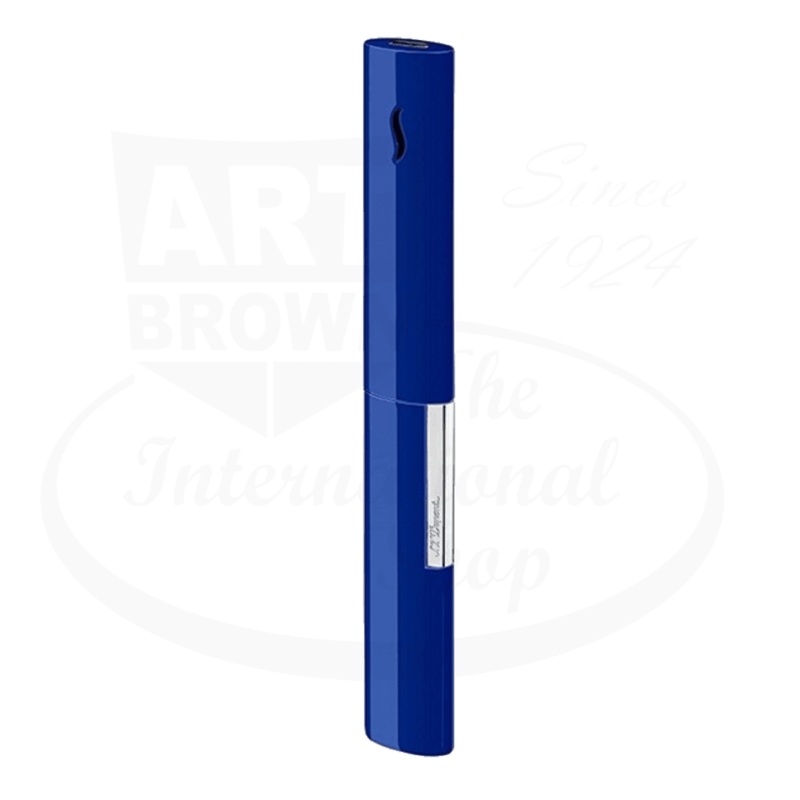 S.T. Dupont The Wand Candle Lighter in Blue & Chrome, 024009