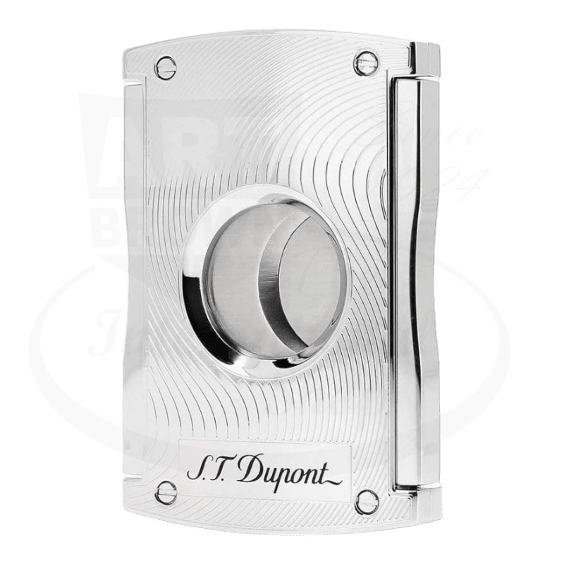 Display Model S.T. Dupont Double Blade Chrome Cigar Cutter, 003410