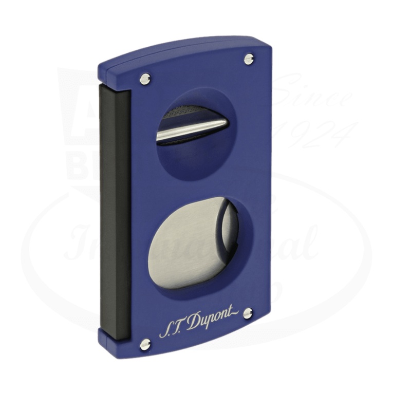 S.T. Dupont Double Blade Cigar Cutter Matte Oean Blue, 003461