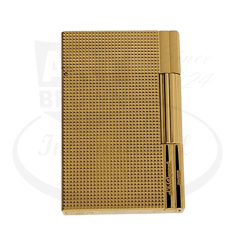 S.T. Dupont Gatsby Gold Diamond Head Lighter, 018260