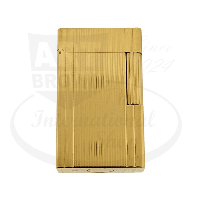 S.T. Dupont Ligne 1 Tall Gold Vertical Stripes Lighter, 014245
