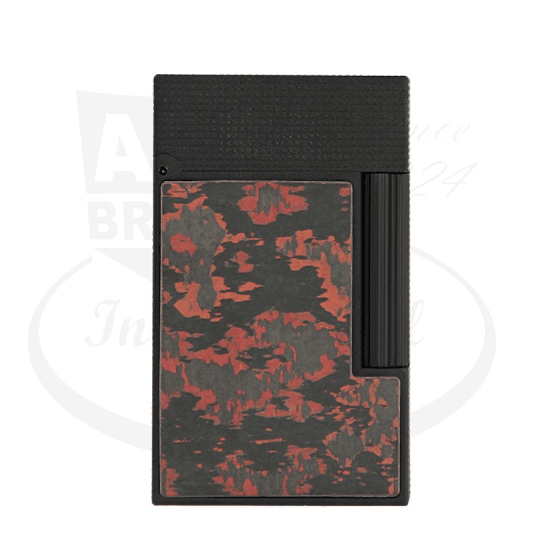 S.T. Dupont Ligne 2 Perfect Cling Fiery Lava Carbon Lighter, C16397FL