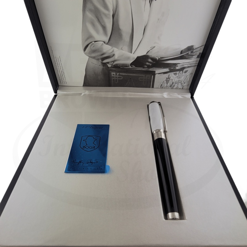 S.T. Dupont Limited Edition Elysee Humphrey Bogart Night Lacquer & Palladium Rollerball Pen, 412687