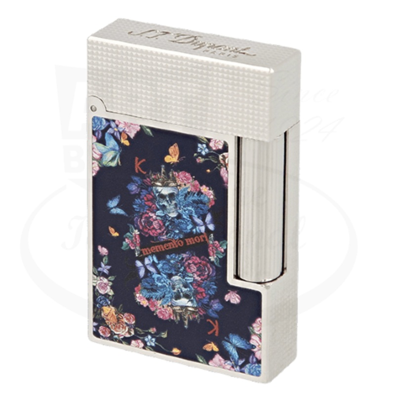 S.T. Dupont Limited Edition Ligne 2 Perfect Cling Skulls and Flowers, C16410