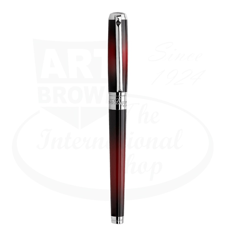 S.T. Dupont Line D Atelier Medium Sunburst Red Rollerball Pen, 412715