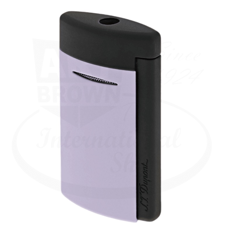 S.T. Dupont Minijet Matte Black & Lilac Lighter, 010865