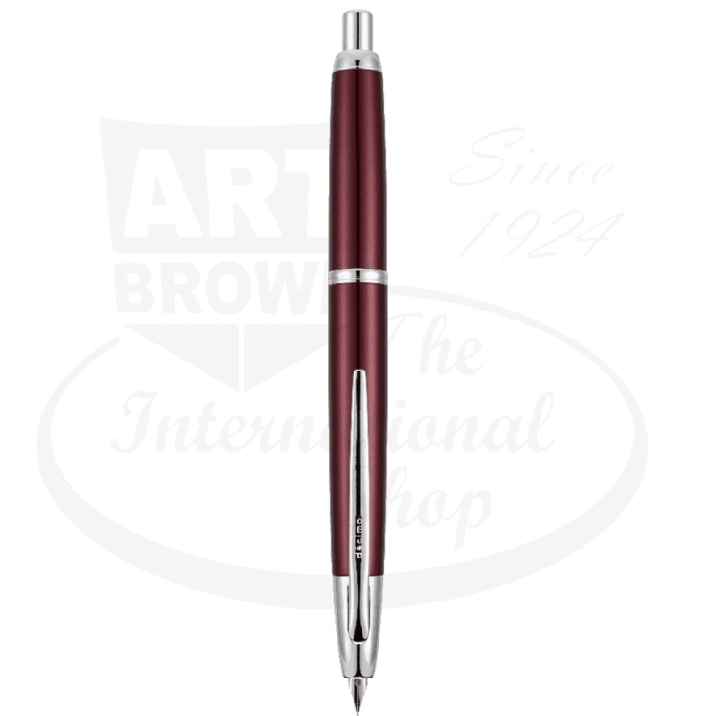Vanishing Point Decimo Burgundy with Rhodium Accents