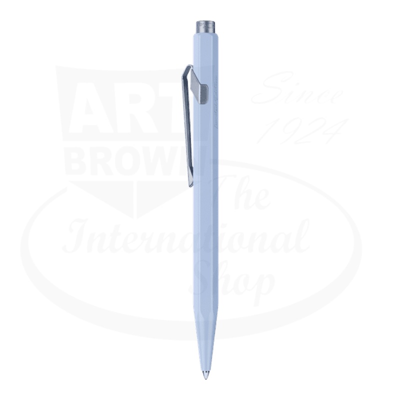 Caran D'Ache 849 CLAIM YOUR STYLE Polar Blue Metal Ballpoint Pen