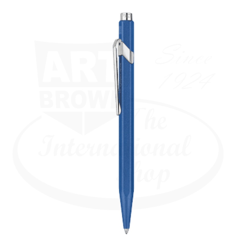 Caran D'Ache 849 Colormat - X Metal Ballpoint Pen Blue