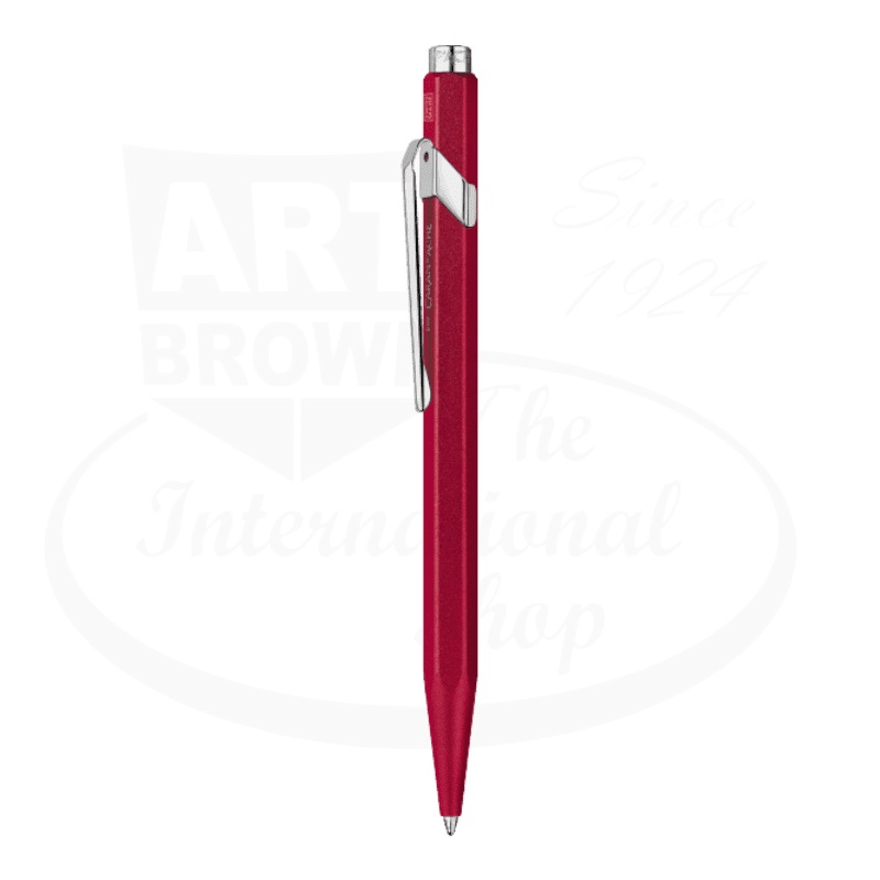 Caran D'Ache 849 Colormat - X Metal Ballpoint Pen Red