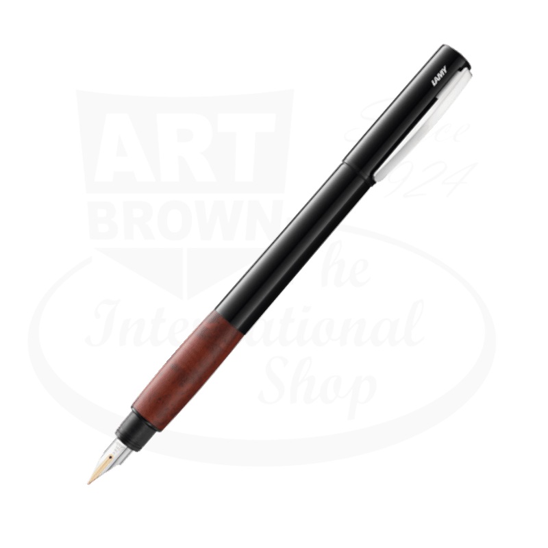 LAMY Accent Brilliant Briarwood Medium Fountain Pen, L98BYM