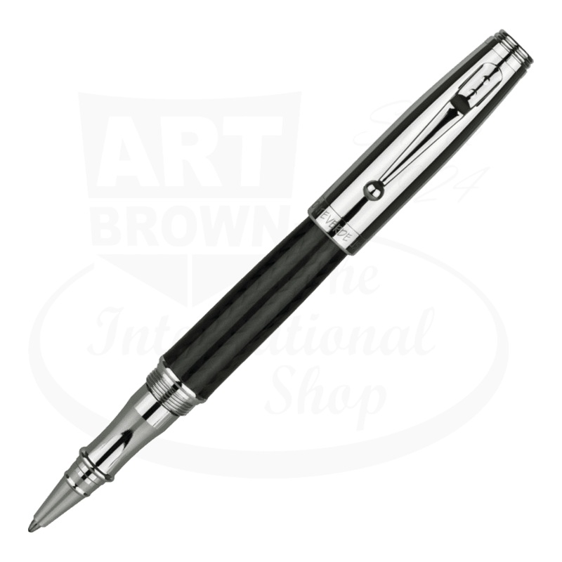Monteverde Invincia Black & Chrome Rollerball Pen, MV40064