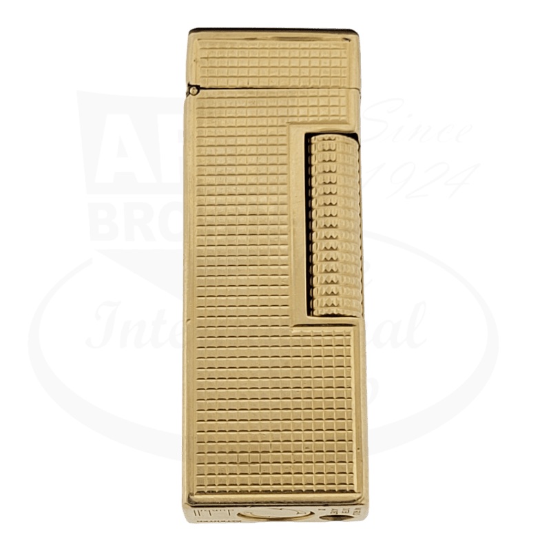 Preowned Vintage Dunhill 14K Jacket Hobnail Rollagas Lighter
