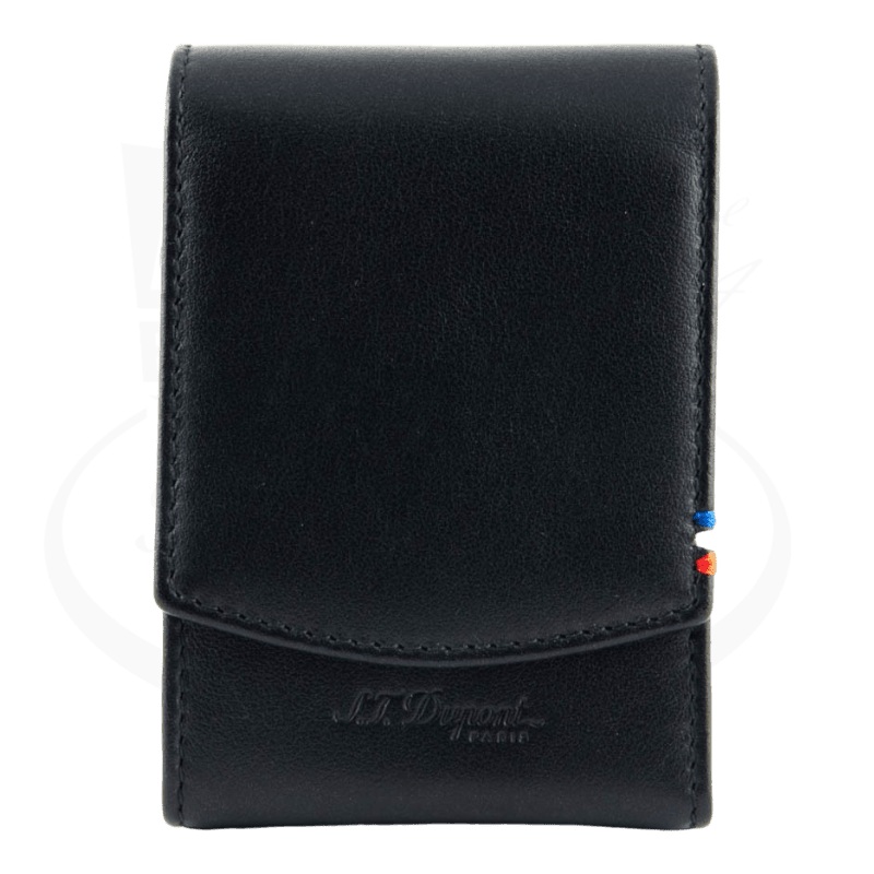 S.T. Dupont Black Leather Cigarette Case, 183030
