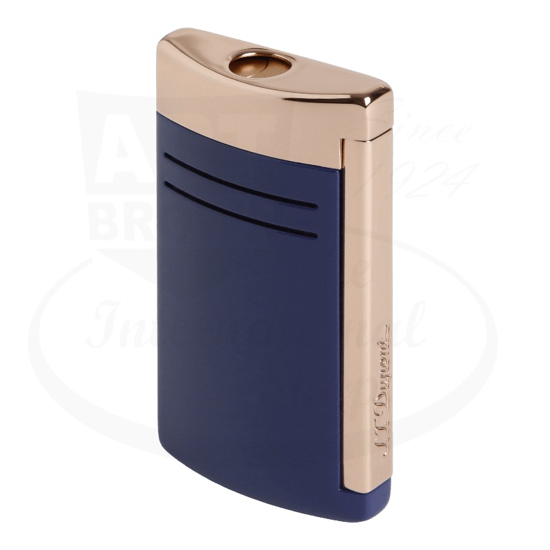 S.T. Dupont Maxijet Blue & Rose Gold Lighter, 020173