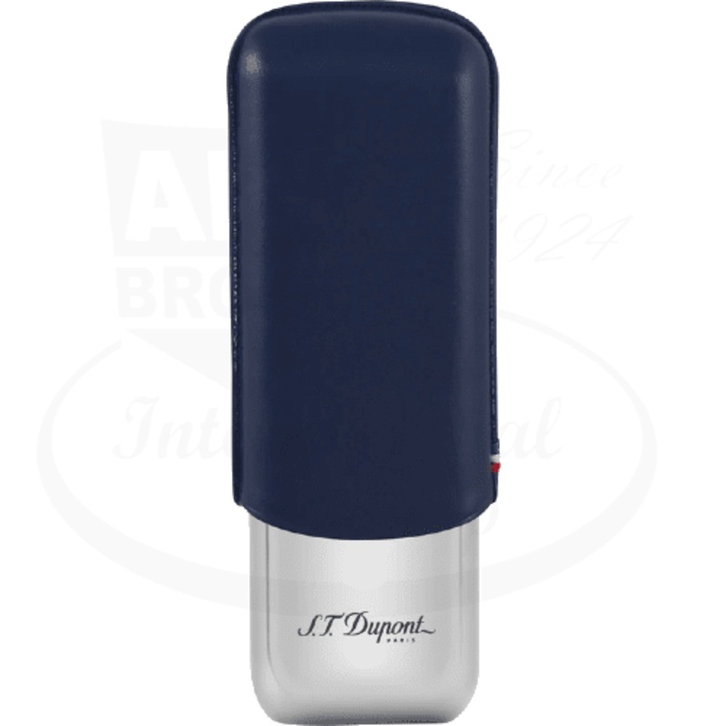 S.T. Dupont Metal Base 2 Blue Cigar Case, 183014