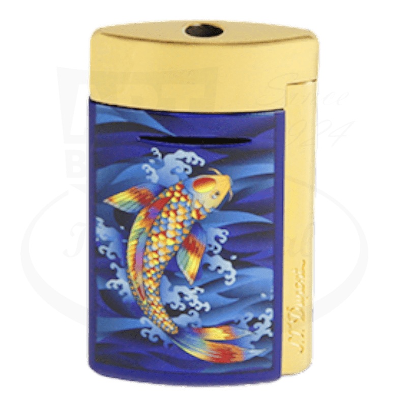 S.T. Dupont Minijet Koi & Shiny Gold Lighter, 010897KF