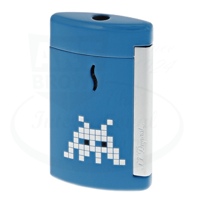 S.T. Dupont Minijet Space Alien Blue Lighter, 010544