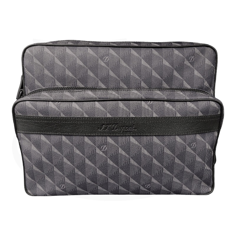 S.T. Dupont Monogram 3D Navy Leather Reporter, 91305