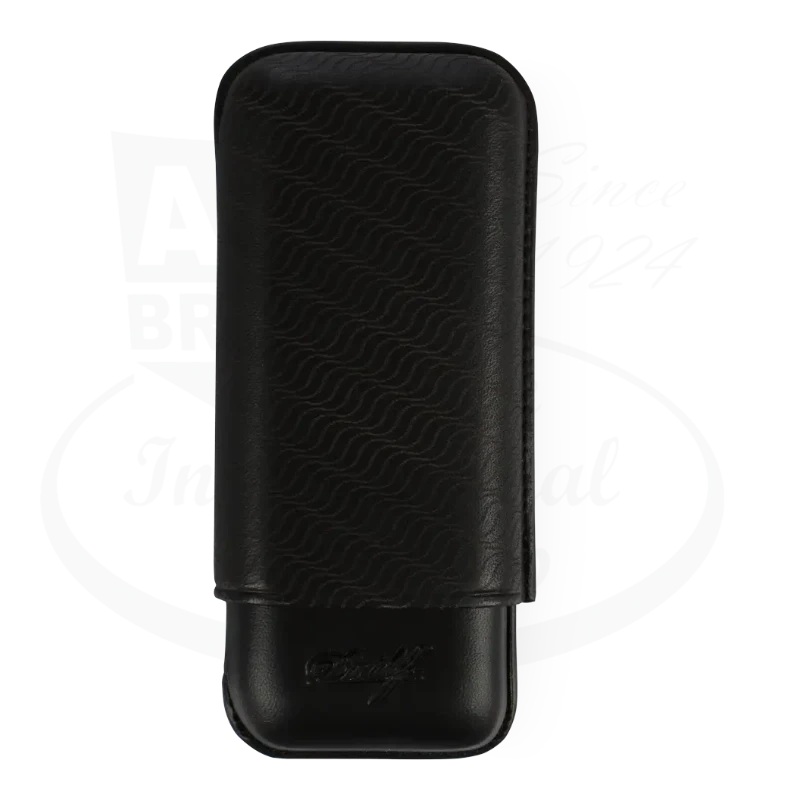 Davidoff R-2 Leather 2 Cigar Case Black Enjoyment