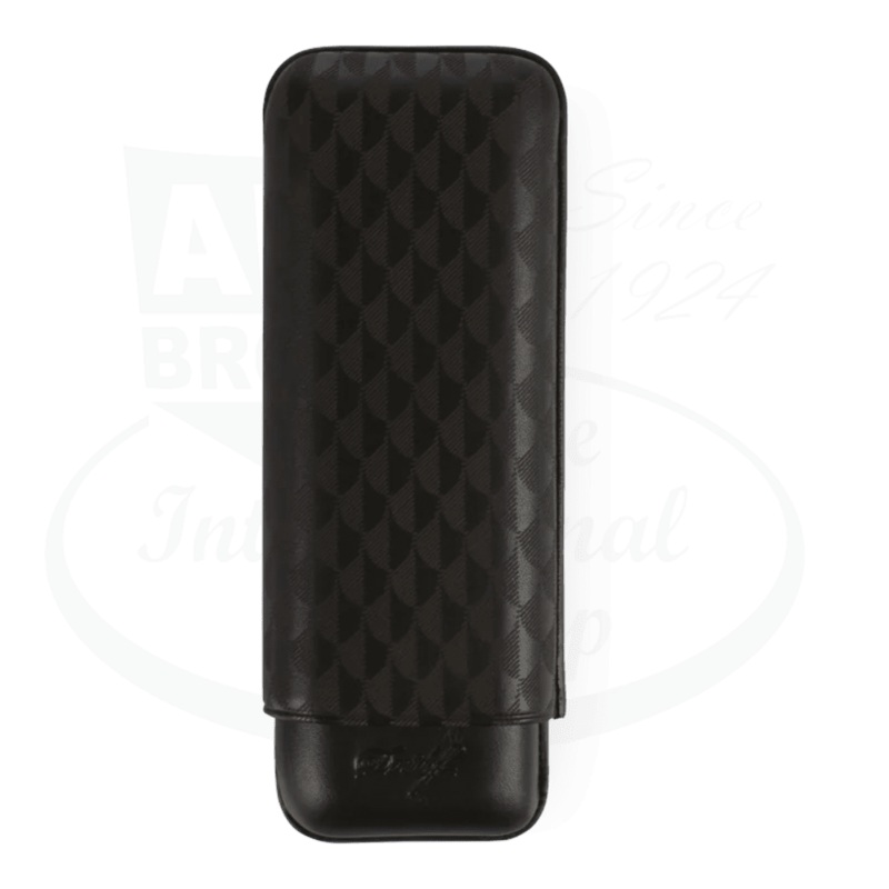 Davidoff XL-2 2 Cigar Leather Case Black Curing