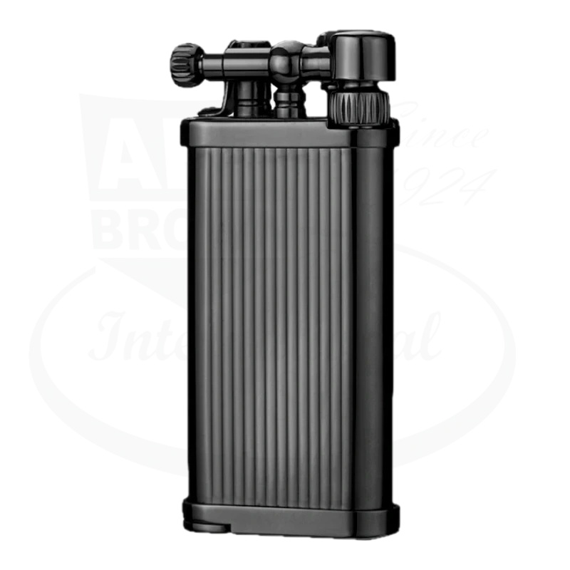 IM Corona 64 Old Boy Black Pinstripe Pipe Lighter