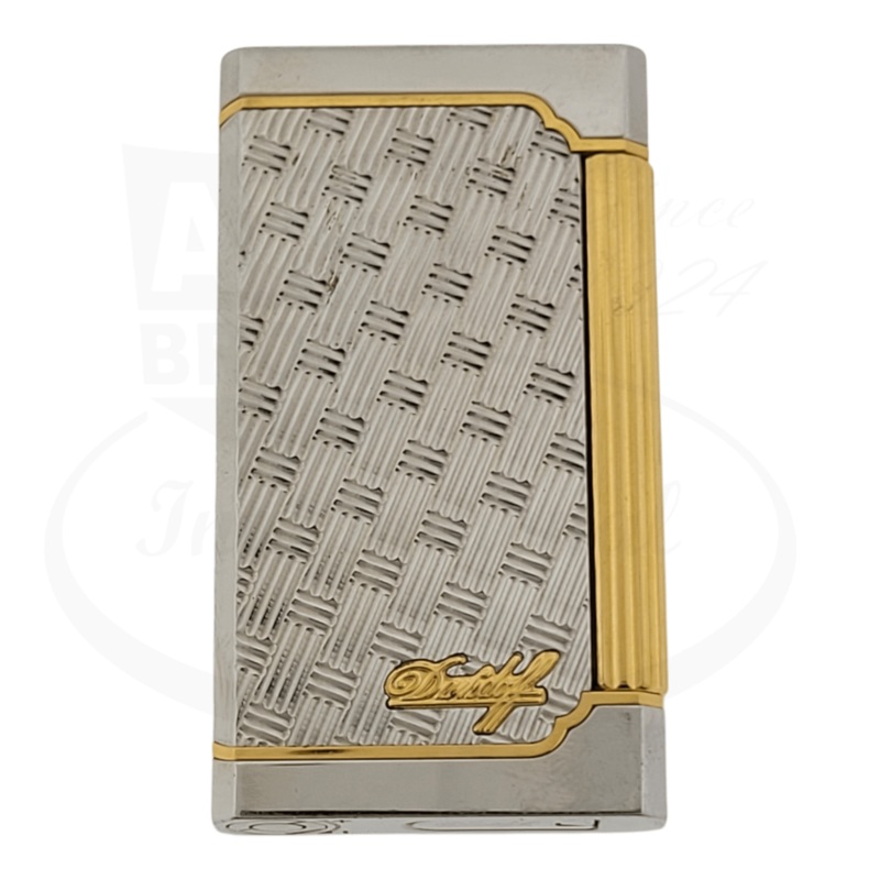 Preowned Davidoff Duotone Basket Weave Lighter