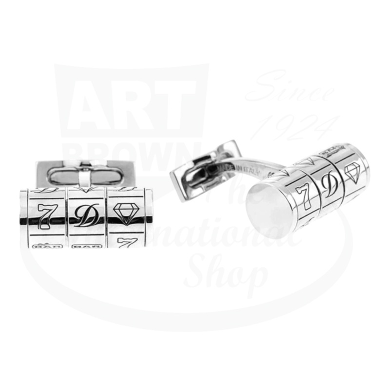 S.T. Dupont Gambler Palladium Cufflinks, 005748