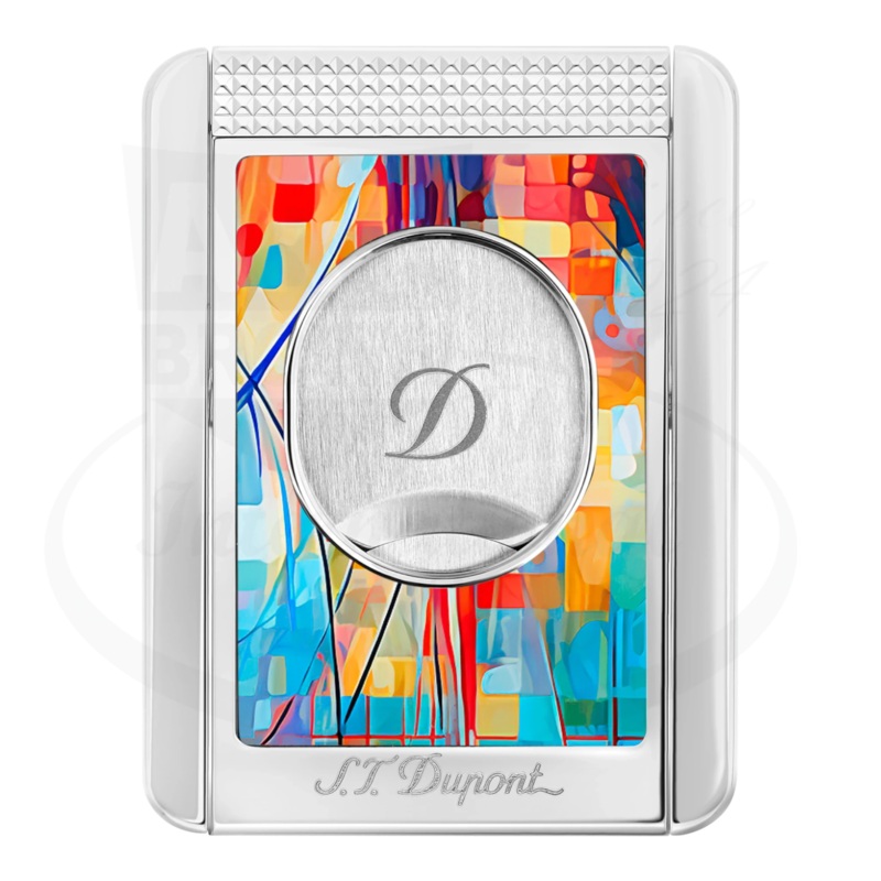 S.T. Dupont Graff'ty Multicolored Cigar Cutter with Stand, 003444