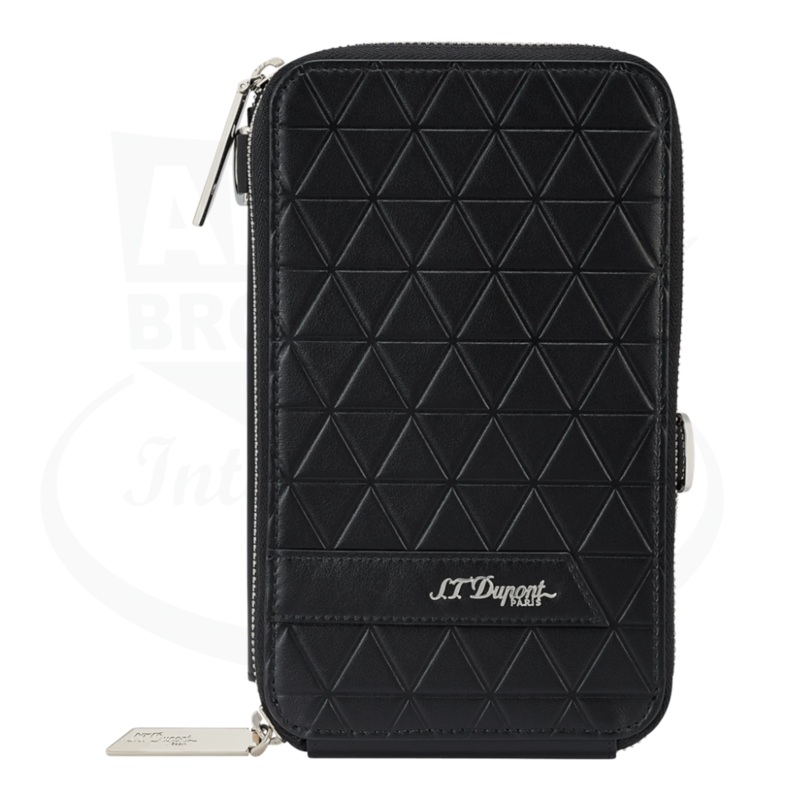 S.T. Dupont Leather FireHead Shoulder Bag. 160011